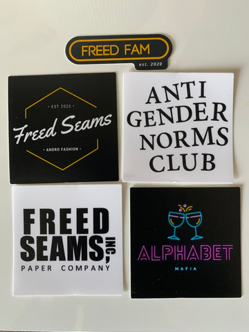 Freed Seams Sticker Pack (5)